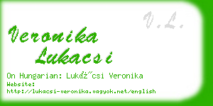 veronika lukacsi business card